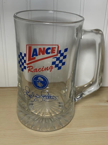 Richard Petty 43 LANCE Racing NASCAR Memorabilia 20oz Glass Beer Mug Cover