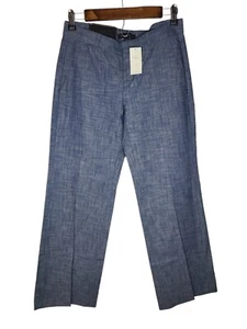NWT Banana Republic Blake Blue Ankle Pant Womens 0 Short - Picture 1 of 8