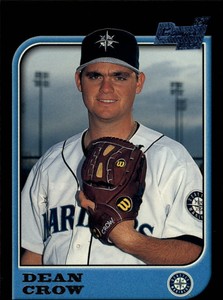 1997 Bowman Seattle Mariners Baseball Card #365 Dean Crow RC
