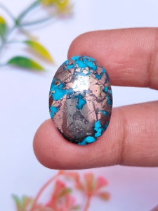 AAA Quality Cultured Persian Turquoise Cabochon Persian Turquoise Loose Gemstone