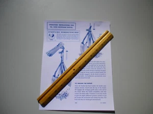 Vintage Copy 1950's NYLINT Pressed Steel T-24 Toy MICHIGAN CRANE Instructions - Picture 1 of 2