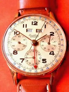 rare Breitling Datora 785 high class Valjoux 72C all original Dato-Compax - Bild 1 von 10