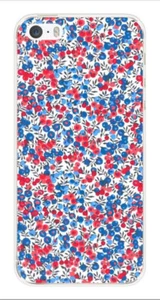 Coque en silicone imprimée compatible Apple iPhone SE Liberty Wiltshire Bleu - Photo 1 sur 3