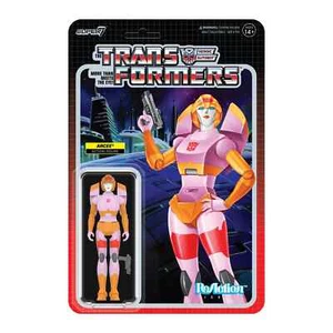 Arcee - Pink & Orange - Transformers - Wave 8 - ReAction Figures - Super7 - Picture 1 of 3