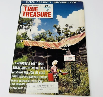 1974 True Treasure Hunting Magazine Metal Detecting Butch Cassidys Unfound Loot - Image 1 of 4