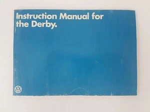 VW Derby Owners Handbook Instruction Manual Dated 1979 Genuine VW Handbook - Picture 1 of 11