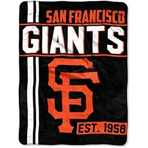 Northwest MLB San Francisco Giants Micro Raschel Throw, One Size, Multicolor - Picture 1 of 3