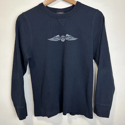 Camisa térmica manga larga Harley Davidson vintage para mujer talla grande doble cara” Foto 1 de 4