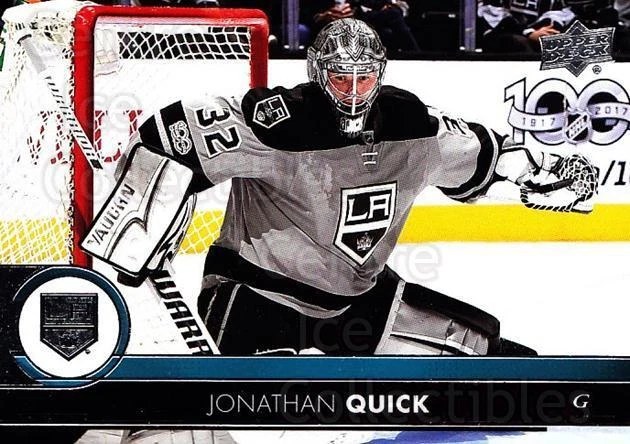 2017-18 Upper Deck #90 Jonathan Quick - Image 1 of 1