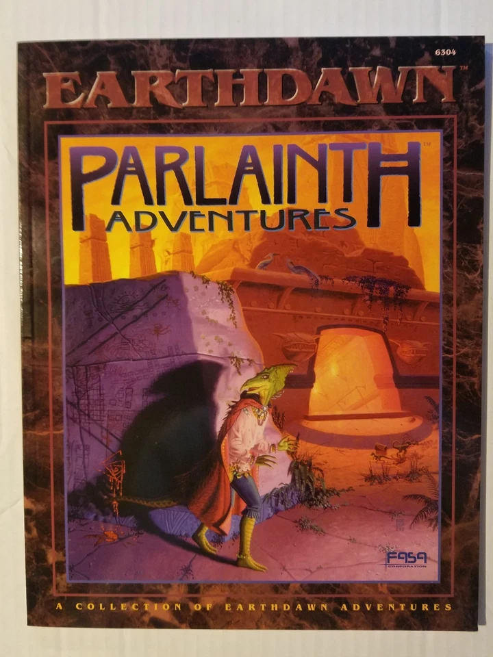 FASA Earthdawn Parlainth Adventures SC VG
