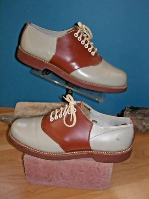 Regal Marrón/Beige Sillín Zapatos EE. UU. Hombre Talla 7/Mujer 9 Foto 1 de 4