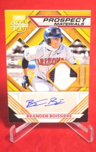 Branden Boissiere Patch Autograph Elite Extra Edition 2021 Baseball Card /10 