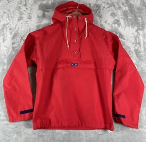 Vtg CB Sports GORE-Tex 1/4 Zip Shell Jacket Pullover Youth L Red Ski Snowboard - Picture 1 of 16