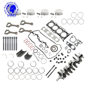 For Hyundai KIA 2.4L Engine Overhaul Rebuild Kit & Crankshaft & 4X Con Rods G4KE - Picture 1 of 17
