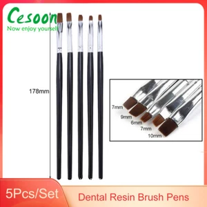 5 piezas Cepillos de resina dental Cepillos moldeadores de resina para dientes adhesivos de porcelana - Imagen 1 de 18