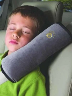 1pc Car Seat Belt Shoulder Pad Adjuster & Fixator With Neck Strain Relief Pad Foto 1 de 4