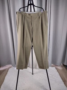 Haggar Herren klassische Passform braune elegante Hosen Größe 42X30 - Bild 1 von 13