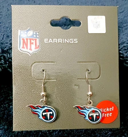 New, Tennessee Titans, Earrings Cover