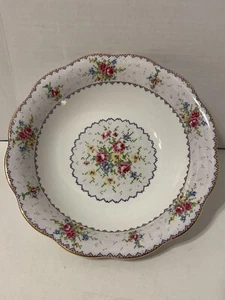 VTG Royal Albert Petit Point China 9.5” Vegetable Serving Bowl - Picture 1 of 6