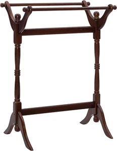 Furniture Heirloom Cherry Blanket Rack, 25"L X 16.5"W X 32.5"H - Picture 1 of 12