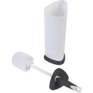 Toilet Brush and Holder Covered Toilet Brush and Caddy (1-Pack) - Picture 1 of 6