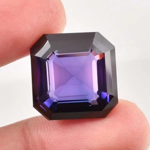 17x17 MM Natural Purple-Gray Ceylon Musgravite Square Loose Gemstone Certified - Picture 1 of 6