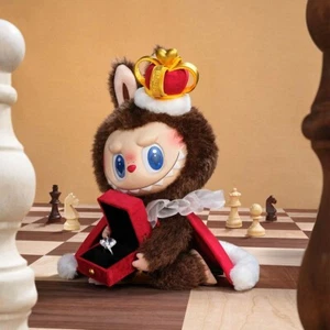 Auténtico muñeco de peluche de vinilo POPMART Labubu serie Checkmate sellado nuevo - Imagen 1 de 3