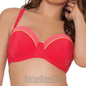 Bikini con curvas Kate Bon Voyage acolchado balcón top azafrán CS3211 - Imagen 1 de 1