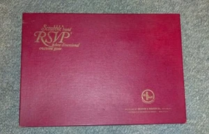 Vintage 1966 Selchow & Righter Scrabble Brand RSVP 3 Dimensional Crossword Game - Picture 1 of 2