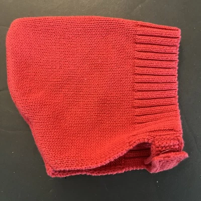 NWT Infants UNISEX 0-6 months BABY GAP 100% Cotton RED Cable Sweater HAT CAP - Image 1 of 4