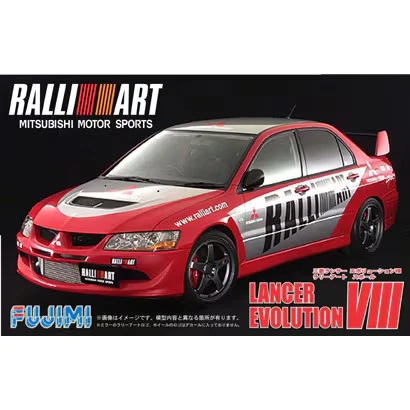 Fujimi ID-148 Mitsubishi RALLIART Lancer Evolution VIII 1/24 Plastic Model Kit - Immagine 1 di 1