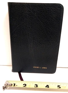 The Living Bible Black Cowhide Bonded Leather Tyndale @1971 Printed 1972 - Bild 1 von 10