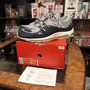 Supreme Air Max 98 Navy 11.5 Obsidian Gundam - Picture 1 of 10