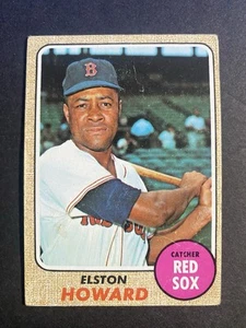 1968 Topps Baseball Elston Howard Boston Red Sox Card #167 - Picture 1 of 2