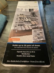 Mainstays 4 Tier Shoe Rack - Picture 1 of 3