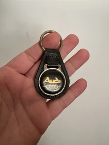 Portachiavi Audi vintage metallo pelle anelli catene HTF auto fob cerniera estrarre logo automatico - Foto 1 di 2