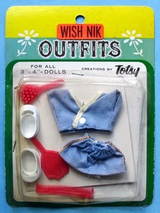 DE COLECCIÓN - WISHNIK - TRAJE, PEINE, CEPILLO, ESPEJO Y ZAPATOS - TOTSY - EMPAQUETADO - Imagen 1 de 6