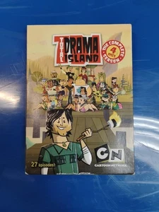 Total Drama Island - Complete Season (DVD, 2009, 4-Disc Set) RARE OOP With Slip - Picture 1 of 3