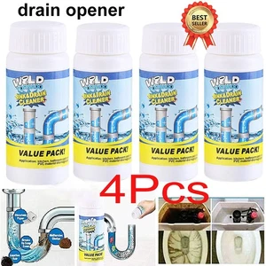 4PC Wild Tornado Powerful Sink Drain Cleaner High Efficiency Clogging Clean Tool - Picture 1 of 11