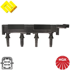NGK 48032 Ignition Coil U6009 ,9634131480 ,5970.75 ,5970.98 ,ZS348 ,for CITROE - Picture 1 of 3