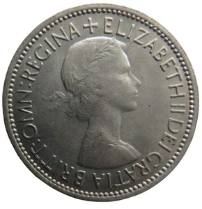 1953 Queen Elizabeth II Florin / Two Shillings Coin In High Grade - Picture 1 of 2