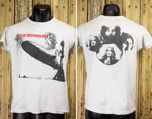 Vintage Style Led Zeppelin 1 T Shirt 1984 White Shirt - Picture 1 of 5