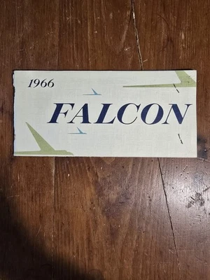 Ford Falcon 1966 manual del propietario original de fábrica guía OEM libro usado solamente Foto 1 de 2