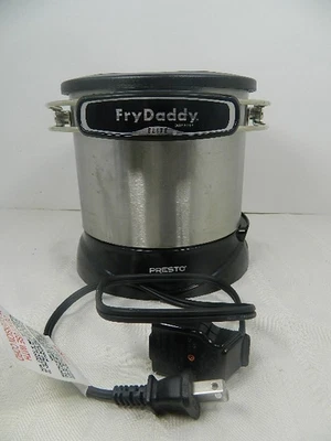 Fritadeira elétrica Presto Fry Daddy Elite 4 xícaras 0542610 com cabo e tampa testada - Imagem 1 de 4