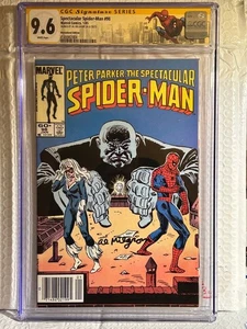 Spectacular Spider-Man #98 CGC 9.6, SS Al Milgrom, NEWSSTAND 1st App Spot (1985) - Picture 1 of 5