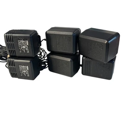 Lote de 6 cables adaptadores de CA fuente de alimentación originales Sega Genesis modelo MK-2103 clase 2 Foto 1 de 4