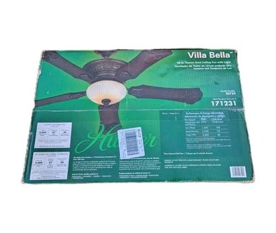 New Hunter 20724 Villa Bella 54" Tuscan Gold Ceiling Fan *Rare* - Image 1 of 4