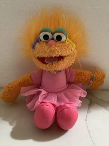 "Pelpa de peluche de bailarina Muppet rosa Sesame Street ZOE 10""" - Imagen 1 de 7