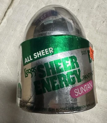 Pantimedias de colección Legggs Egg Sheer Energy Suntan totalmente transparentes talla B nuevas en huevo Foto 1 de 4
