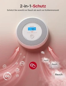 X-Sense Rauch und CO Melder mit Sprachalarm und Standortansage, mit XP0A-MR - Bild 1 von 5